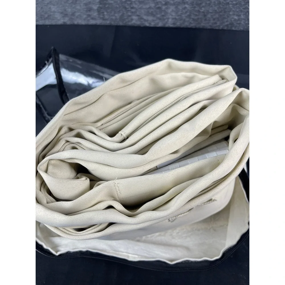 HOUSETHAT Beige Curtain Panel 52x63 100% Polyester Minimalist Window Treatment